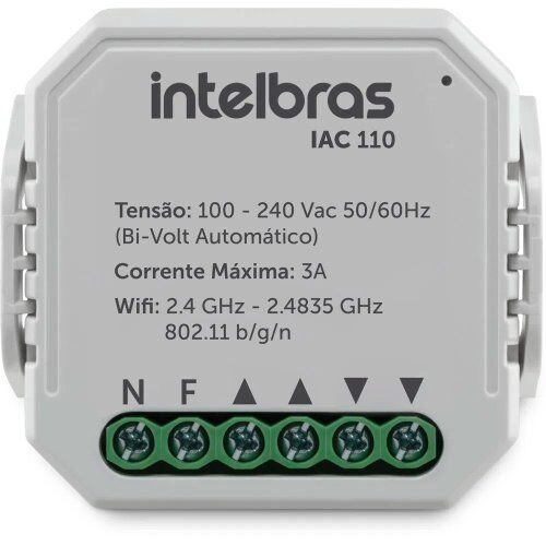 Acionador de Cortinas Smart Intelbras IAC 110 Acionador de Cortinas Smart Intelbras IAC 110